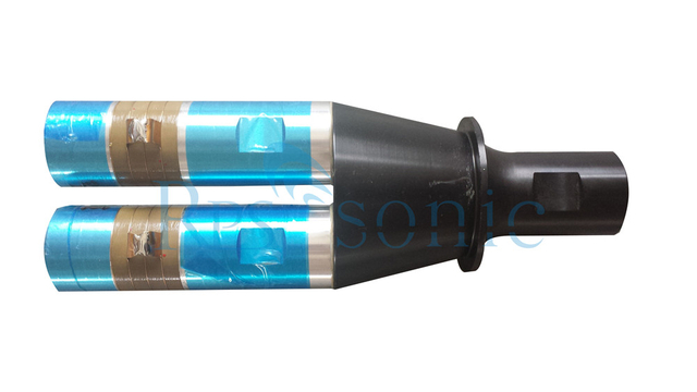 De alta potencia de transductores ultrasónicos con dos paralelas Stacks para Soldadura