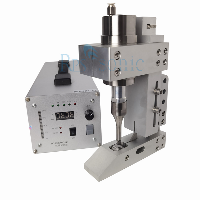 Cuchillo cortador de tela ultrasónico para corte y corte de materiales no tejidos