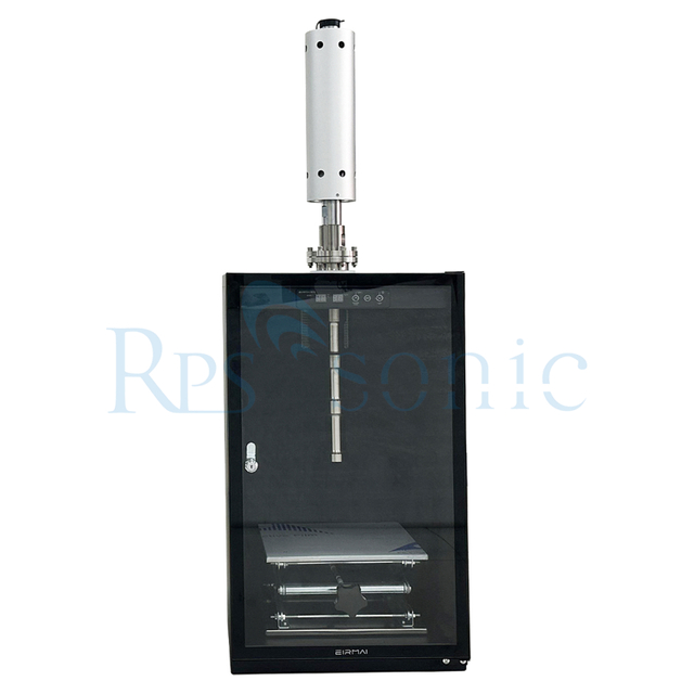 Máquina de emulsificación ultrasónica de homogeneón ultrasónico industrial de alta calidad con caja insonorizada