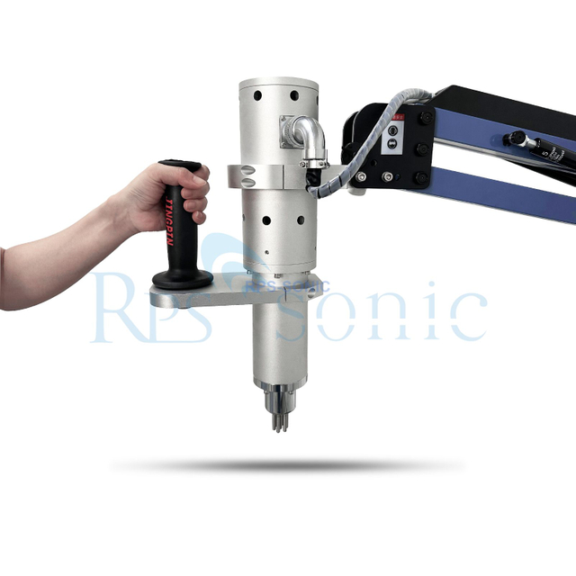 Pistola de granallado por ultrasonido de soldadura para tratamiento de impacto ultrasónico de 20khz para tratamiento de impacto 