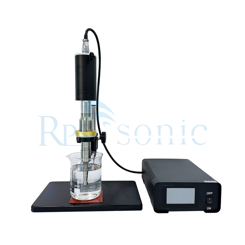Máquina de mezcla de sonicador de homogeneizador ultrasónico de 1500W de laboratorio con enfriamiento del ventilador