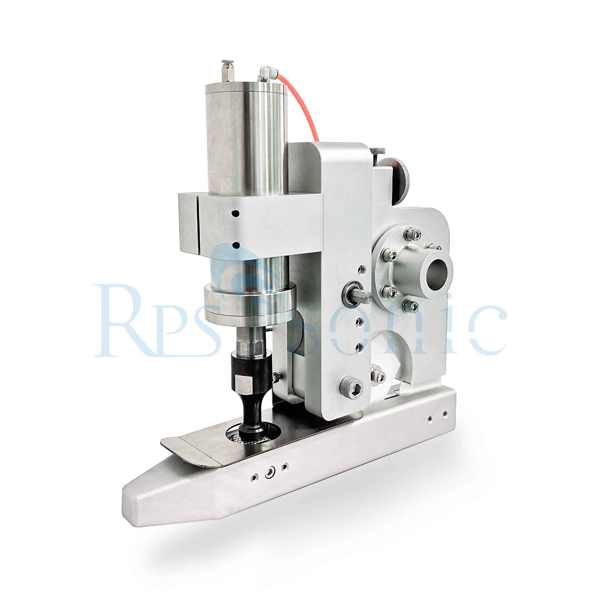 Máquina cortadora y selladora ultrasónica de alta calidad con máquina cortadora de rodillos con cilindro de aire