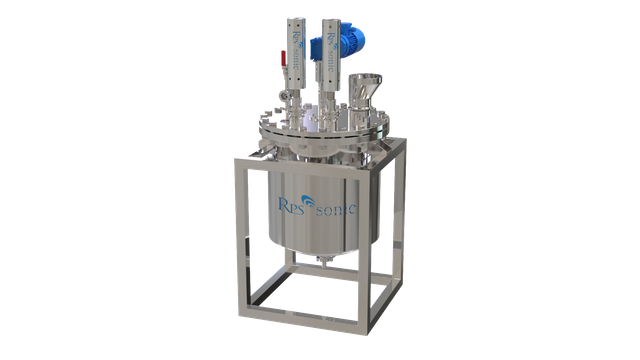 Homogeneizador ultrasónico combinado con tanque y reactor para emulsificación y dispersión