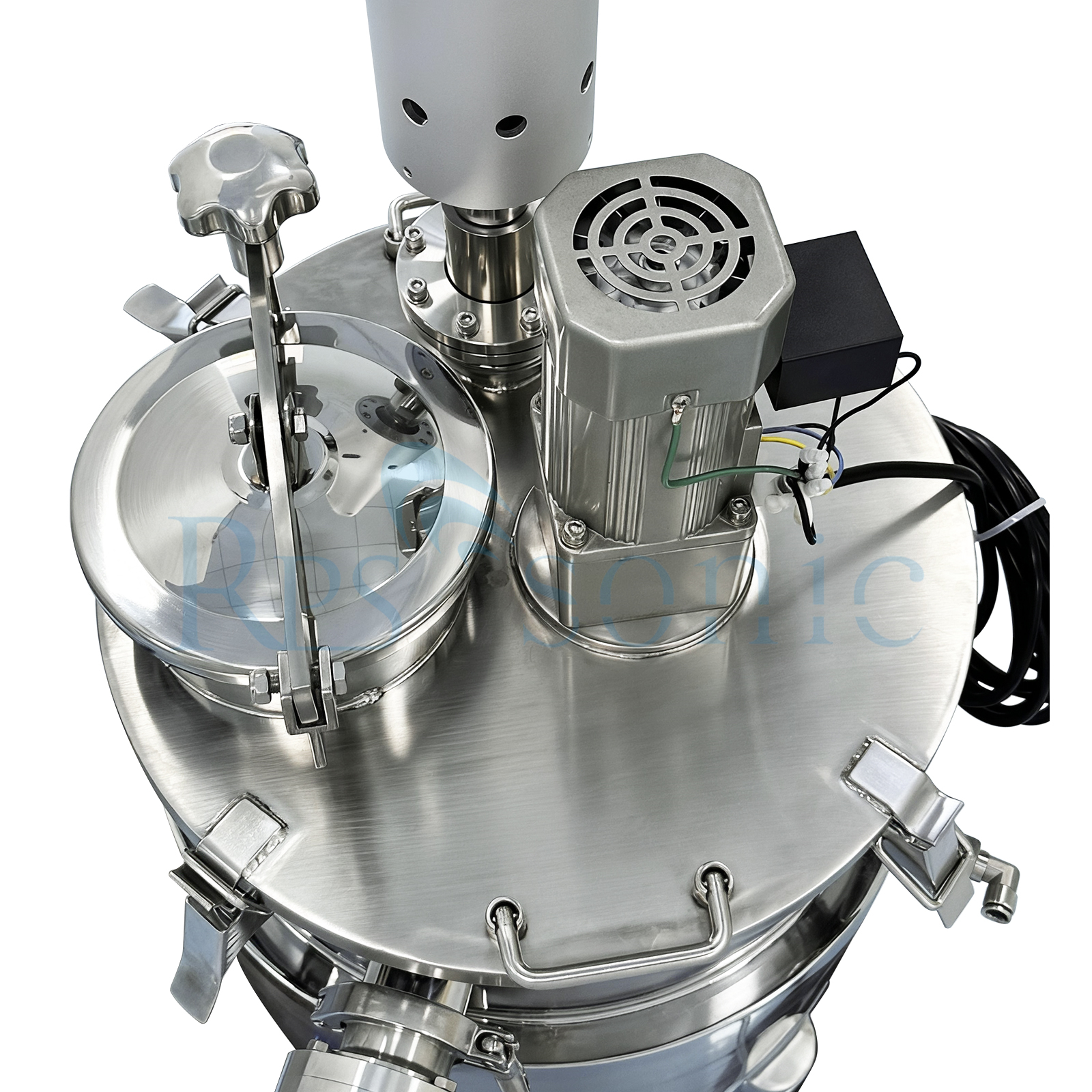 Sistema de dispersión homogeneizador ultrasónico industrial 30L para nanopartículas