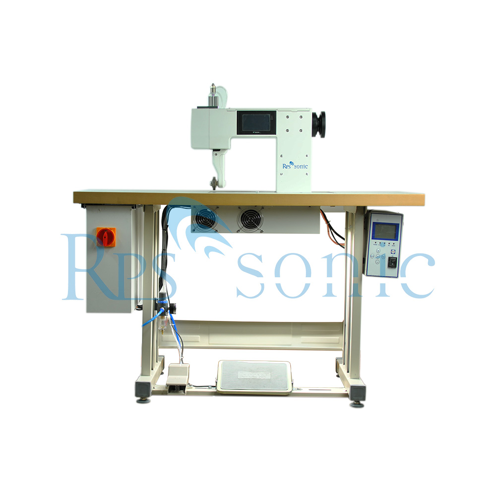 Máquina de coser ultrasónica de costura sin costuras para soldadura de telas no tejidas