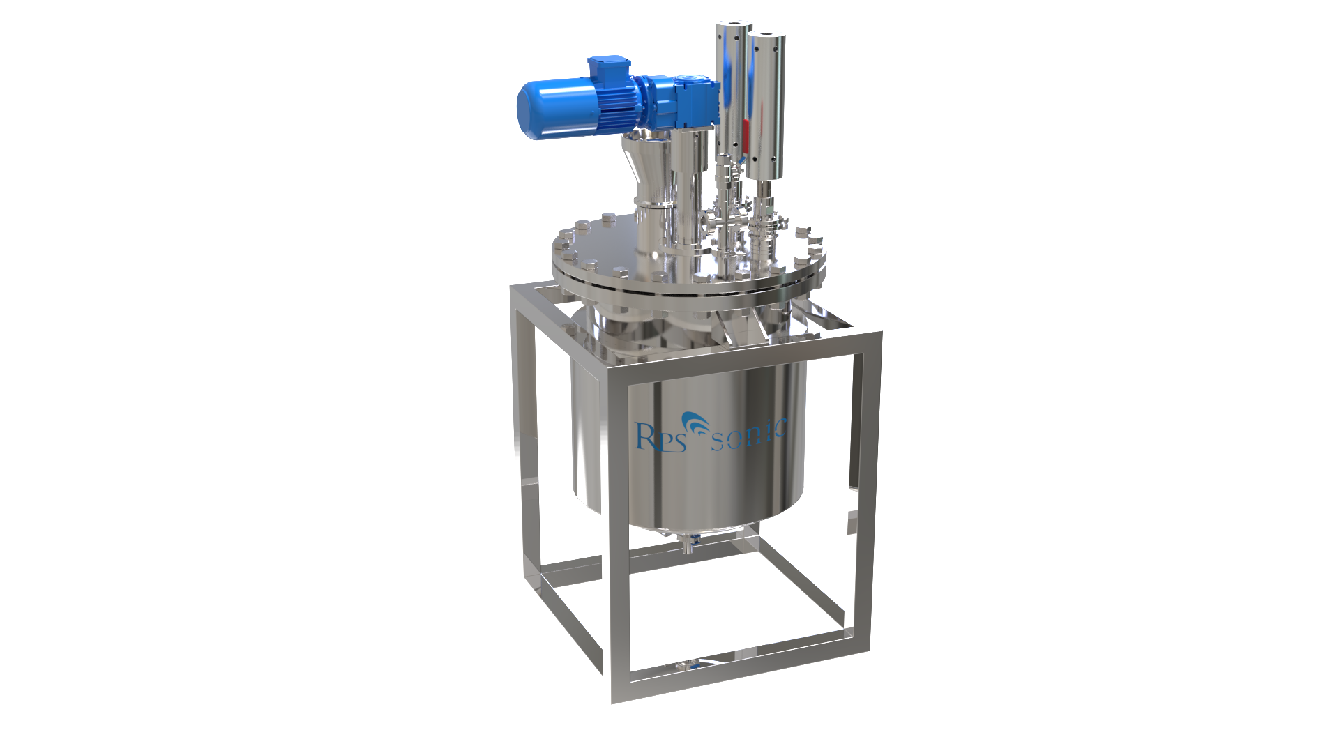 Homogeneizador ultrasónico combinado con tanque y reactor para emulsificación y dispersión