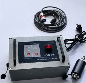 Tamiz de cribado vibratorio ultrasónico de alta eficiencia, transductor de máquina de tamizado ultrasónico con generador para tamiz de polvo