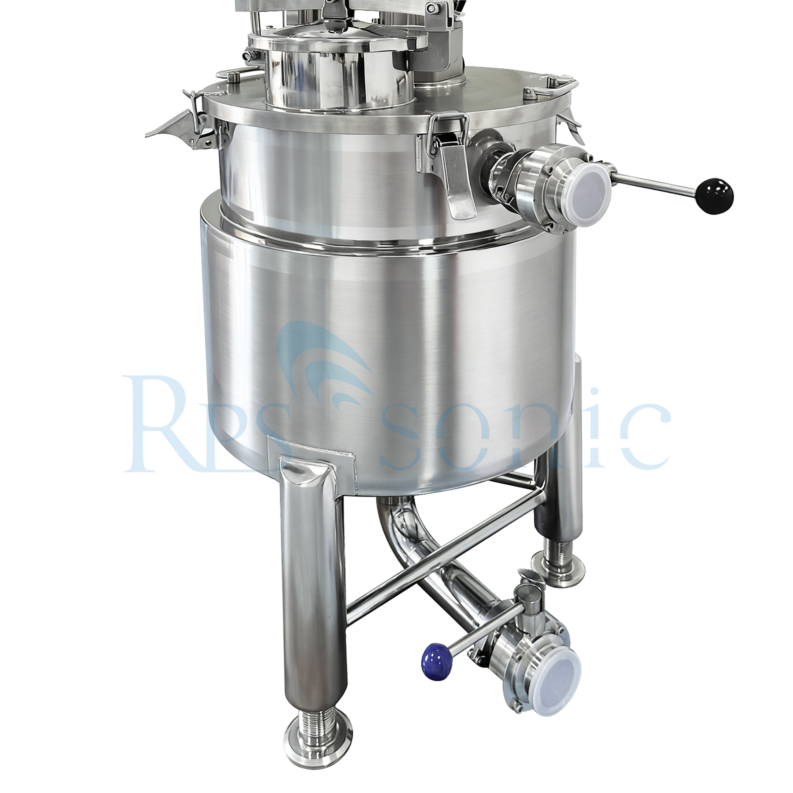 Sistema de dispersión homogeneizador ultrasónico industrial 30L para nanopartículas