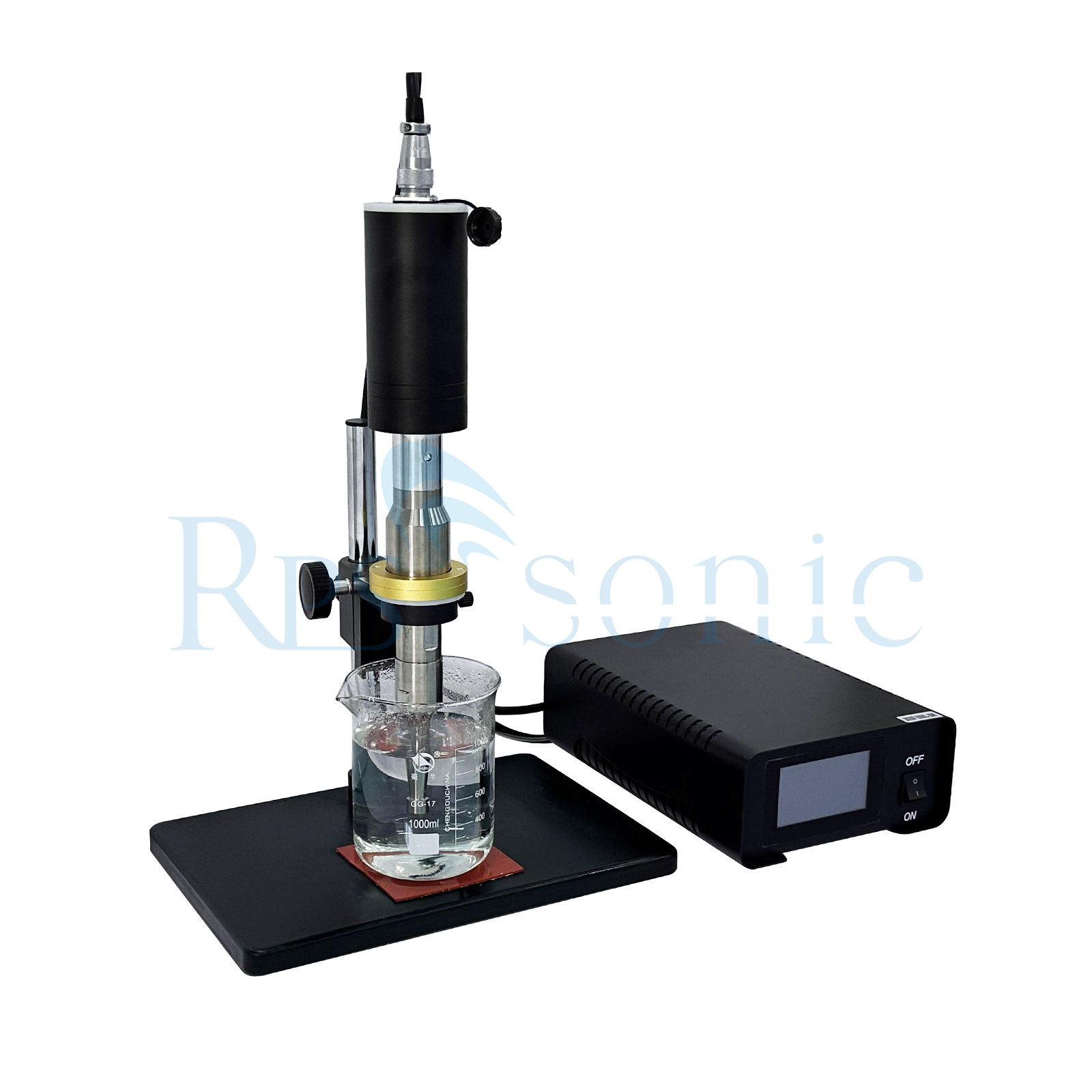 Máquina de mezcla de sonicador de homogeneizador ultrasónico de 1500W de laboratorio con enfriamiento del ventilador
