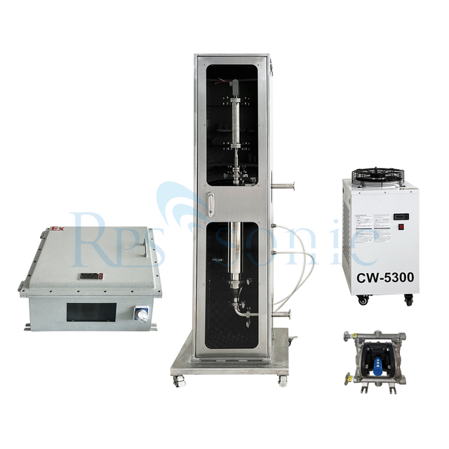 3000W Homogeneizador ultrasónico anti-explosión para procesamiento de alcohol etílico con caja a prueba de sonido