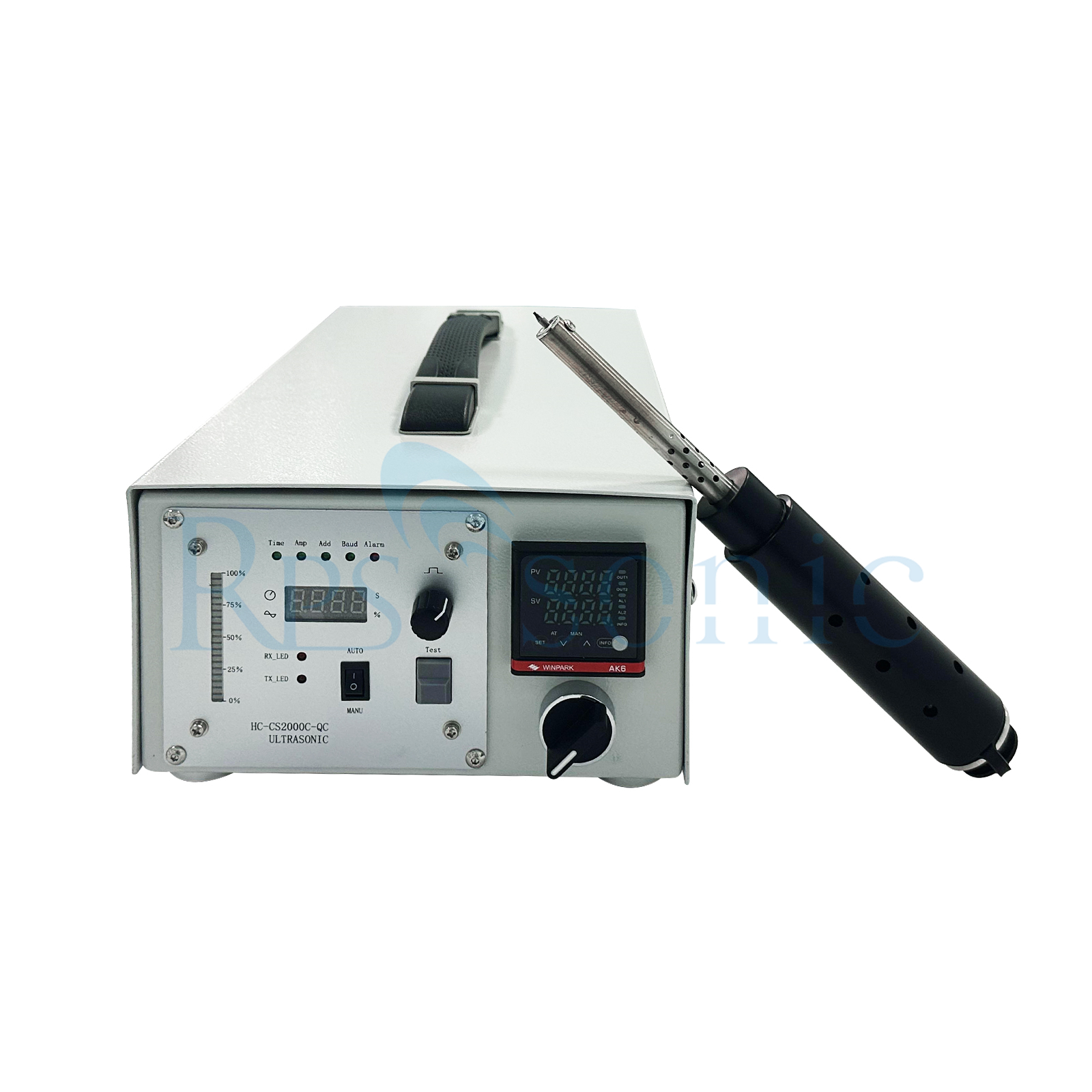 Máquina de soldadura ultrasónica portátil de 20kHz para una pistola de mano Sn.