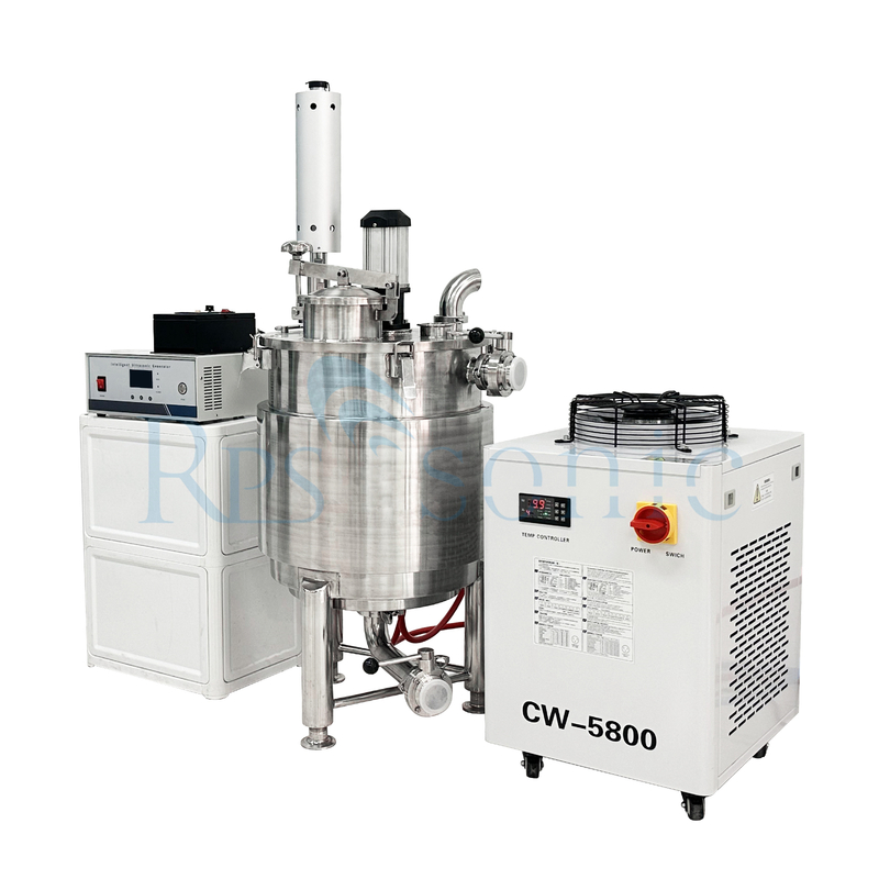 Equipo de mezcla ultrasónico industrial 50L Extractor de homogeneizador ultrasónico con tanque para extracción de hongos
